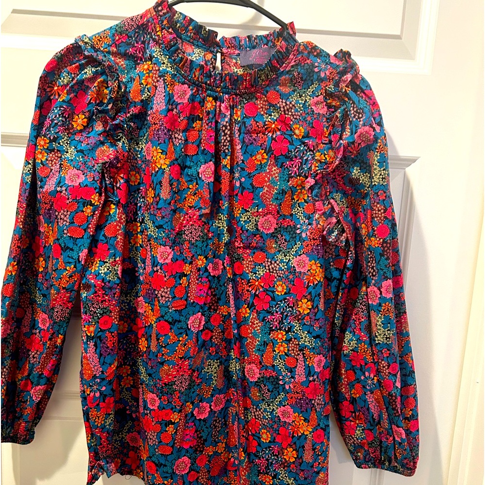 JCrew women’s liberty fabrics blouse